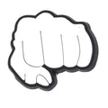 White fist hand gesture 335-01 - Shoe Charm