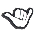 White shaka hand gesture 335-06 - Shoe Charm