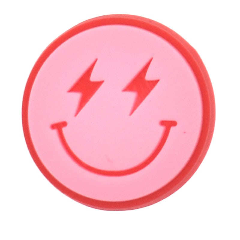 Pink smile emoji 339-01 Shoe Charm