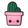 Pink pot Cacti 339-06 Shoe Charm