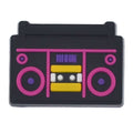 Black & pink boombox 343-03 - Shoe Charm