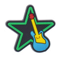 Green star & blue guitar 343-06 - Shoe Charm