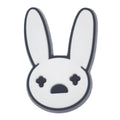 White bunny face from Bad Bunny 348-13 Shoe Charm