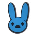 Blue bunny face from Bad Bunny 348-15 Shoe Charm