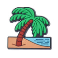 Palm tree next to water Bad Bunny 348-22 Shoe Charm