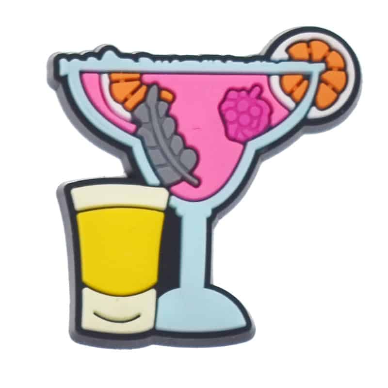 Bad Bunny pink cocktail 348-23 Shoe Charm