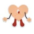 Cream Bad Bunny Heart 348-25 Shoe Charm
