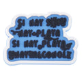 Bad Bunny Si hay sol hay playa sign 348-35 Shoe Charm