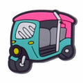 Tuk Tuk 3 wheel vehicle 349-03 Shoe Charm