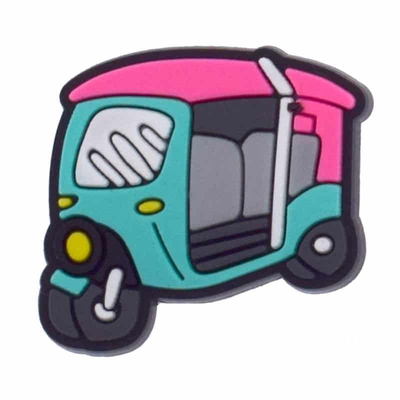 Tuk Tuk 3 wheel vehicle 349-03 Shoe Charm