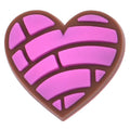 Raspberry heart CONCHA sweetbread 351-14 - Shoe Charm