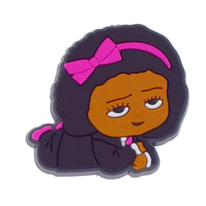 Boss Baby with pink hair band 352-02 - Shoe Charm