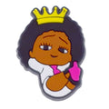 Boss Baby with crown & feet up 352-03 - Shoe Charm