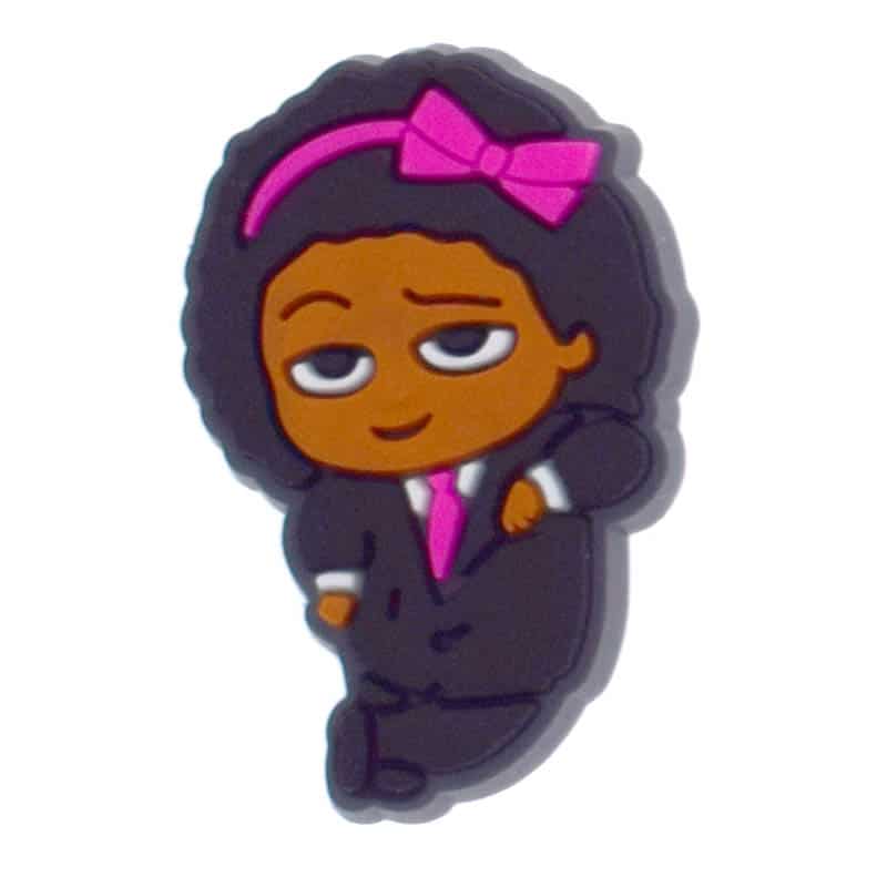 Cool pose girl Boss Baby 352-10 - Shoe Charm