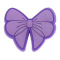 Purple hair bow 359-04 - Shoe Charm