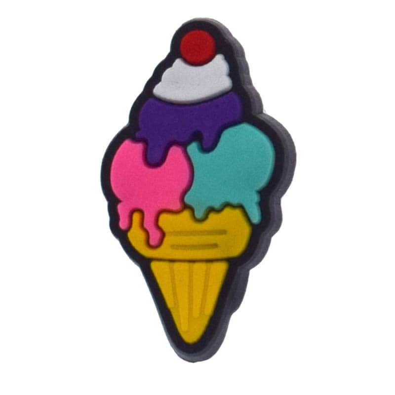 Triple scoop icecream 359-08 - Shoe Charm