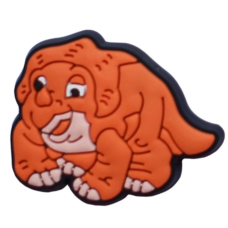 Orange monster Dinosaur 36-13 Shoe Charm