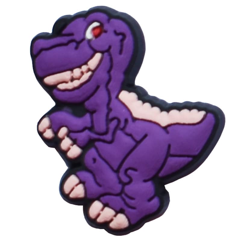 Purple smiler Dinosaur 36-15 Shoe Charm