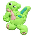 Green baby running Dinosaur 36-18 Shoe Charm