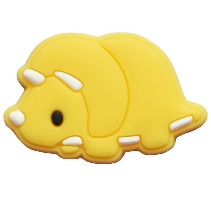 Dinosaur yellow baby horns 36-20 Shoe Charm