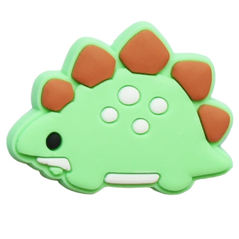 Baby green Stegosaurus Dinosaur 36-25 Shoe Charm