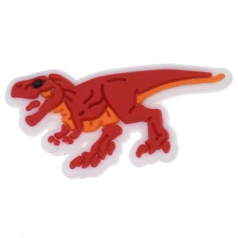 Tyranasaurus growling Dinosaur 36-35 Shoe Charm