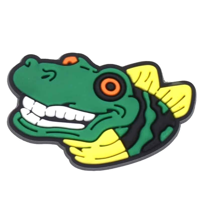 Green smiler Dinosaur 36-36 Shoe Charm
