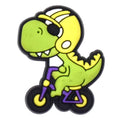 Motorbike rider Dinosaur 36-42 Shoe Charm