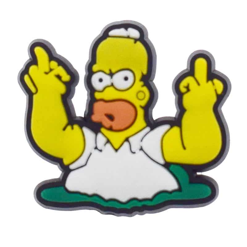 Homer Simpson super sign, Simpsons 361-01 Shoe Charm