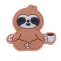 Sloth onesie with tea 361-02 Shoe Charm
