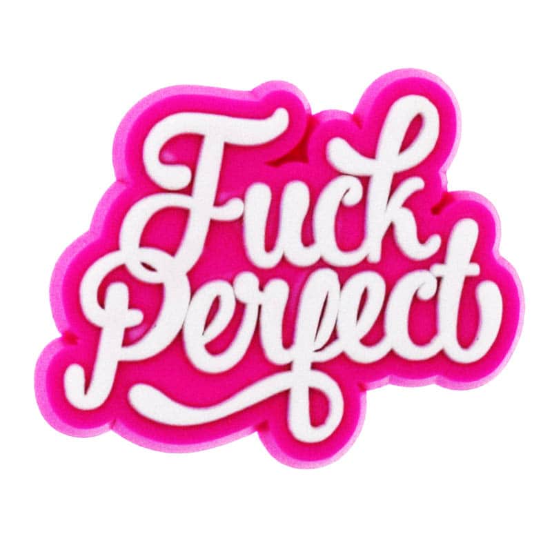 FXXX PERFECT pink sign logo361-03 Shoe Charm