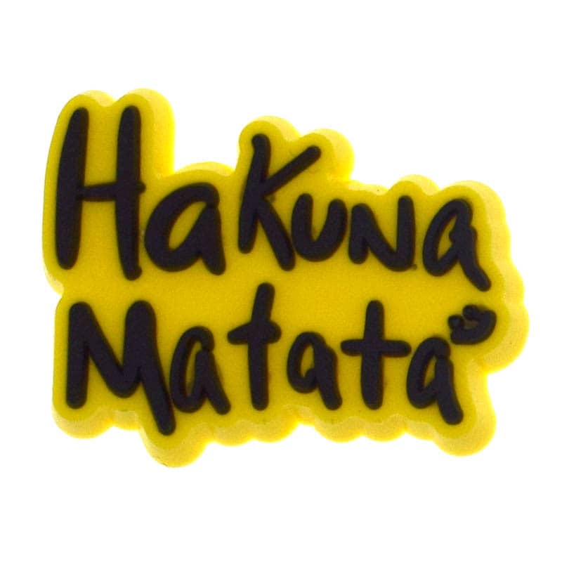 Hakuna Matata, 'No Worries, sign logo 361-07 Shoe Charm