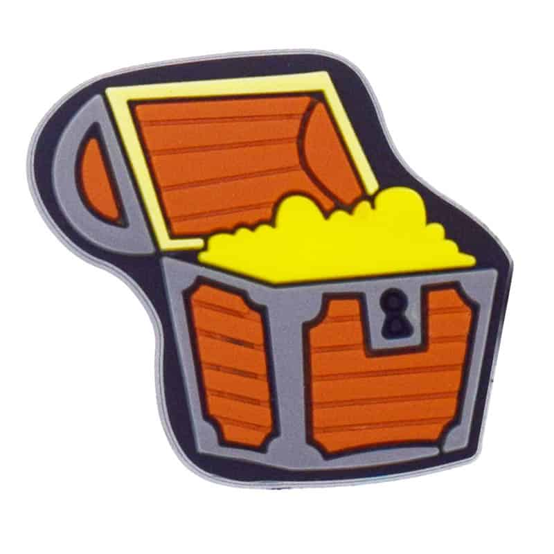 Treasure chest Pirates 363-02 Shoe Charm