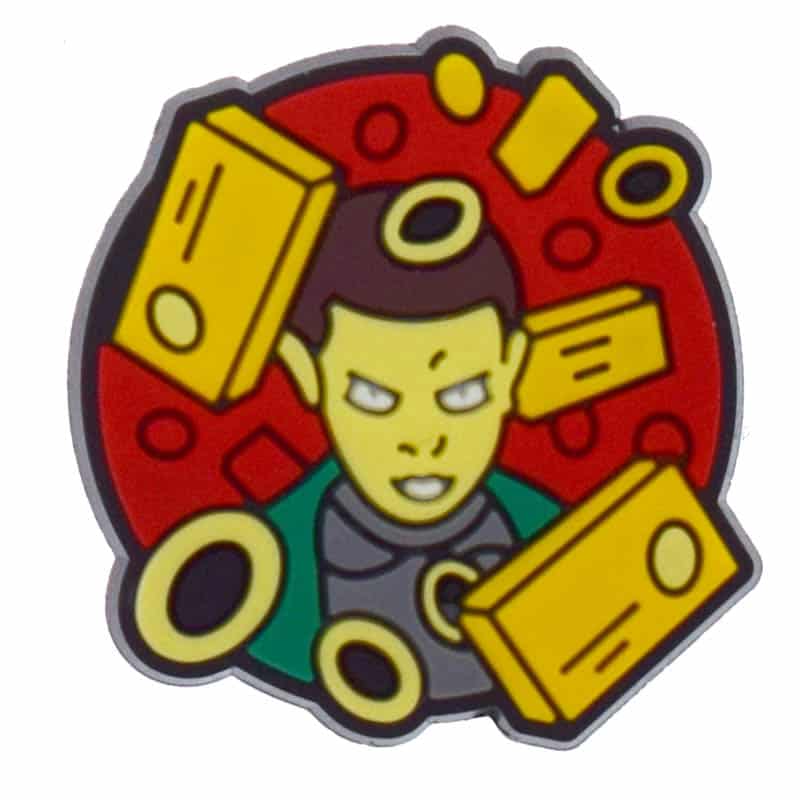 Eleven, The girl badge logo Stranger Things 364-05 Shoe Charm