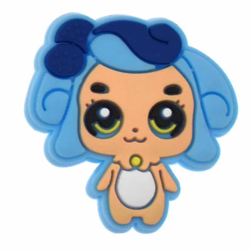 Blue hair Big eyes doll 365-04 Shoe Charm