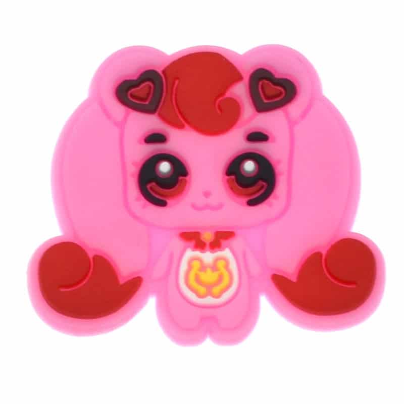 All pink Big eyes doll 365-06 Shoe Charm