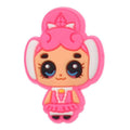 Pink brushback Big eyes doll 365-11 Shoe Charm