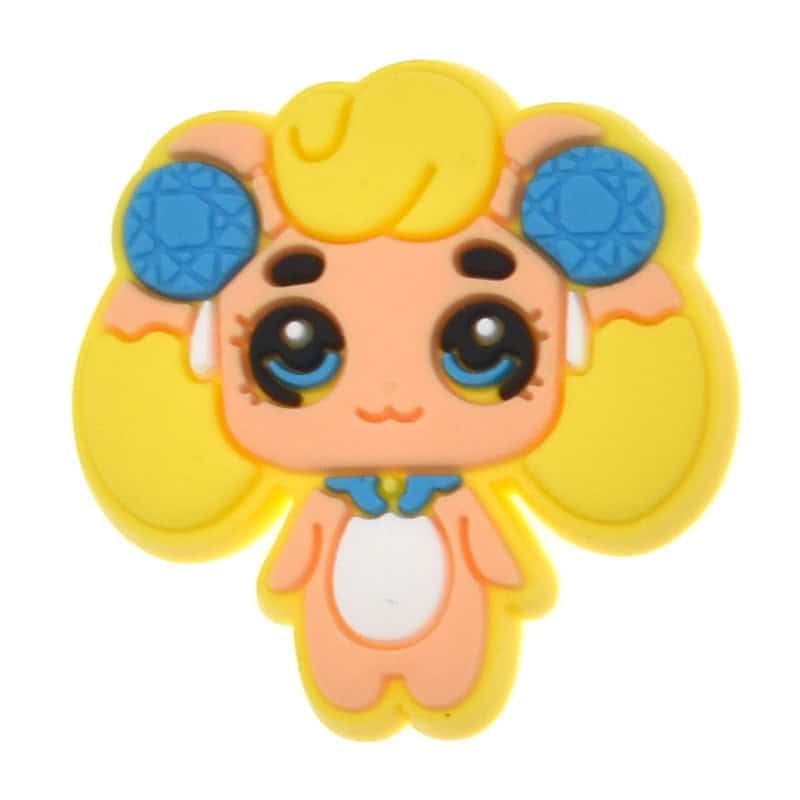 Blue highlights Big eyes doll 365-13 Shoe Charm