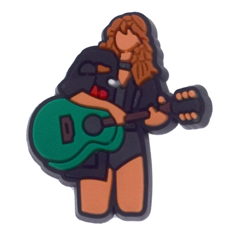 Ginger Taylor Swift playing guitar 366-06 - Shoe Charm