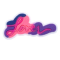 Taylor Swift Lover pink & purple sign 366-09 - Shoe Charm