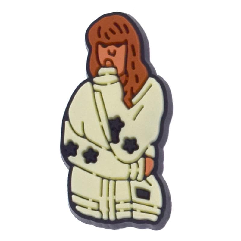 Brown haired Taylor Swift thinking 366-10 - Shoe Charm