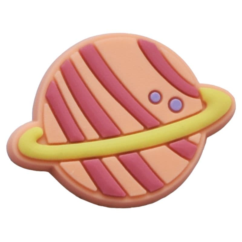 Yellow ring planet 37-18 Shoe Charm