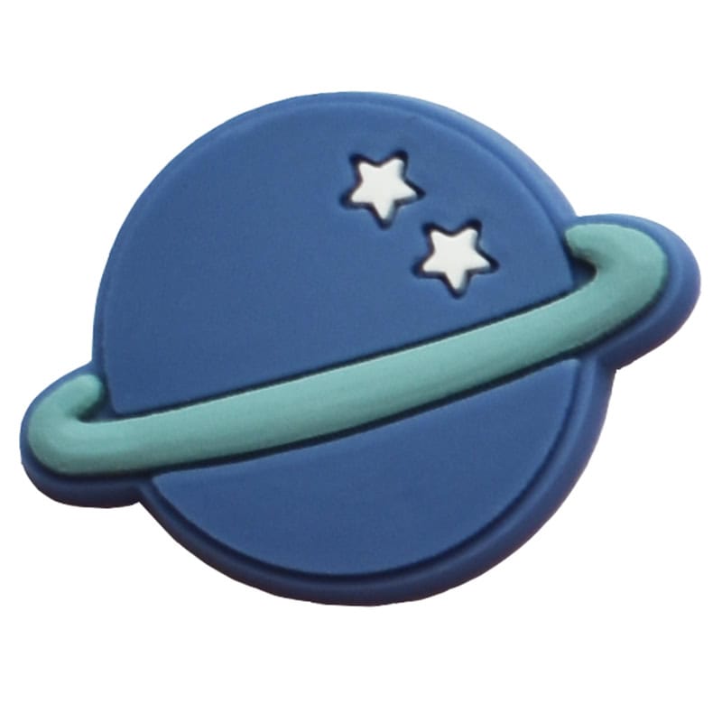 Aqua ring planet stars 37-19 Shoe Charm