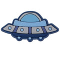 Flying saucer blue 37-24 Shoe Charm