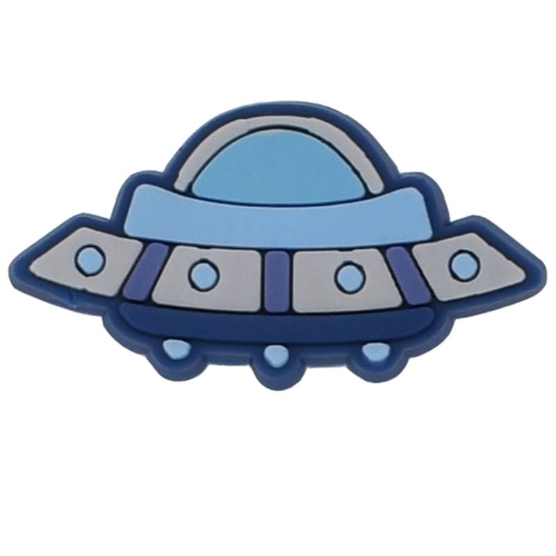 Flying saucer blue 37-24 Shoe Charm