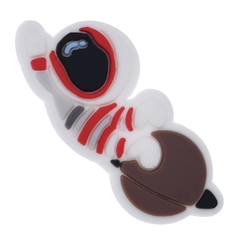 Planet riding astronaught 37-33 Shoe Charm