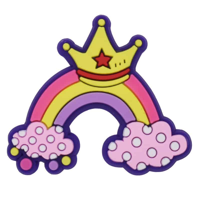 Rainbow crown 37-41 - Shoe Charm