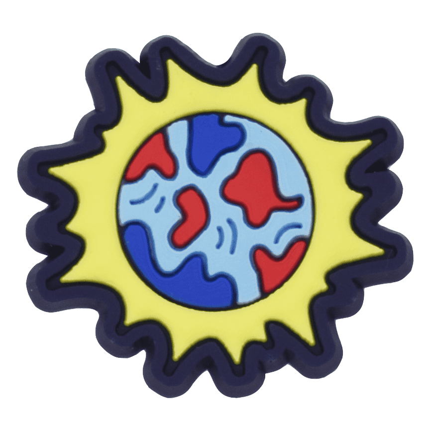 Earth eclipse 37-44 Shoe Charm