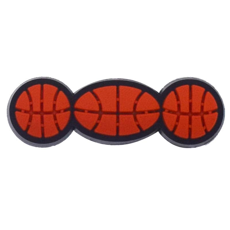 Set of 3 basketballs 370-02 - Shoe Charm