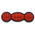 Set of 3 basketballs 370-02 - Shoe Charm